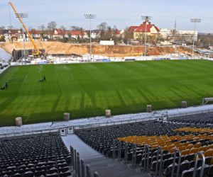 Budowa stadionu w Szczecinie - luty 2021