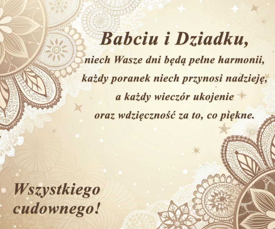 Kartki Dzień Babci i Dziadka