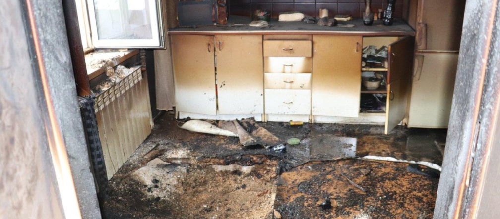 Pożar domu Myszków