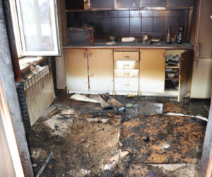 Pożar domu Myszków