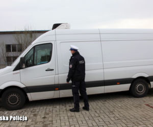 Mercedes-Benz Sprinter typu chłodnia pochodzący z kradzieży