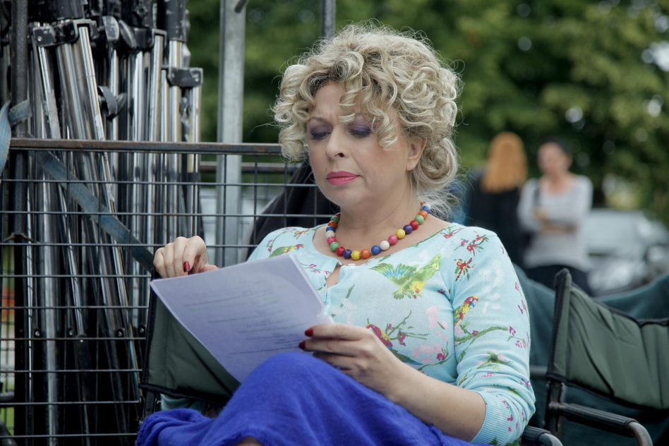 Ranczo - na planie serialu: Paweł Kozioł (Cezary Żak), Halina Kozioł (Violetta Arlak)
