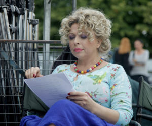 Ranczo - na planie serialu: Paweł Kozioł (Cezary Żak), Halina Kozioł (Violetta Arlak)