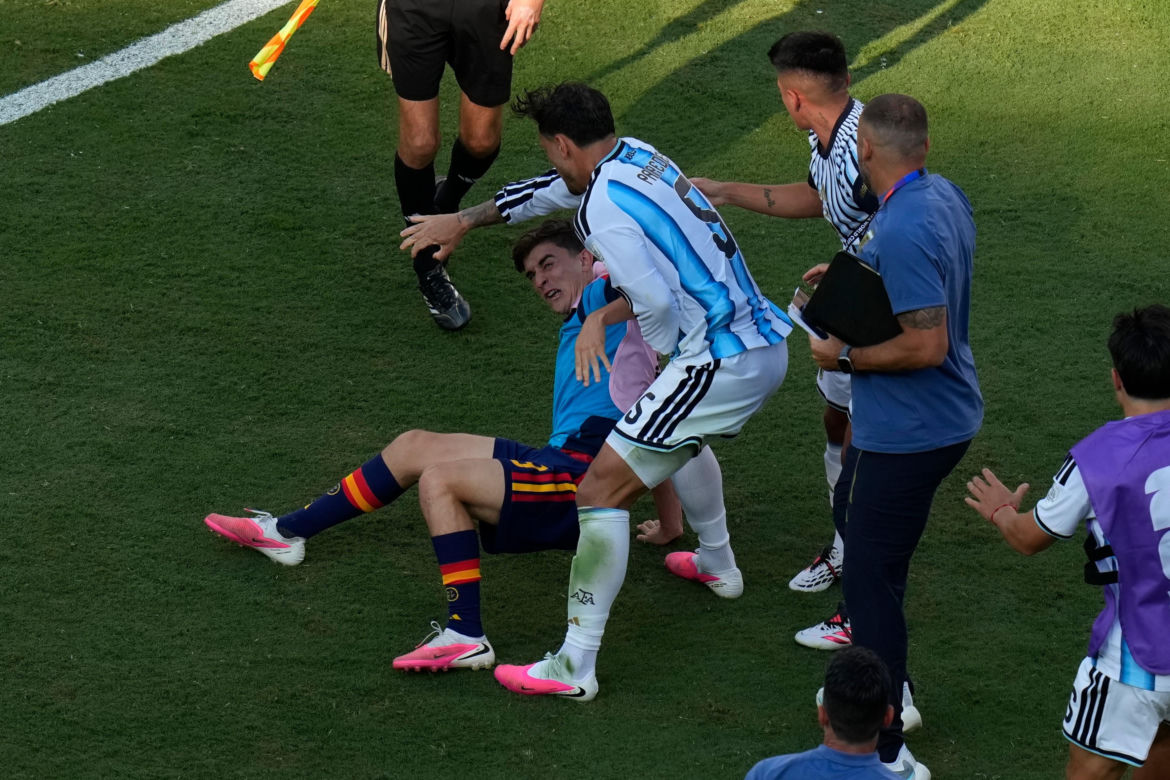 Awantura po finale MŚ Hiszpania - Argentyna