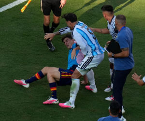 Awantura po finale MŚ Hiszpania - Argentyna