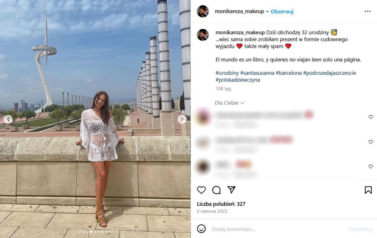 Monika Róża, makijażystka gwiazd, nie żyje