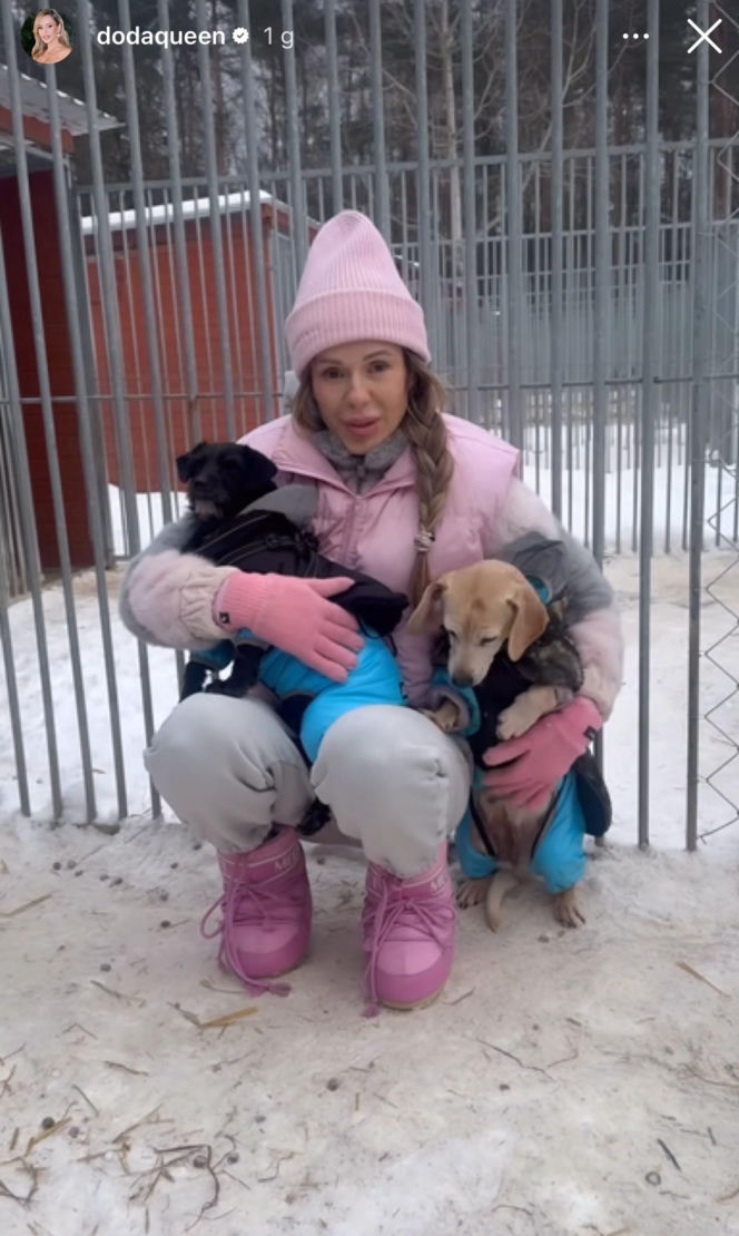 Doda ratuje psy przed mrozem