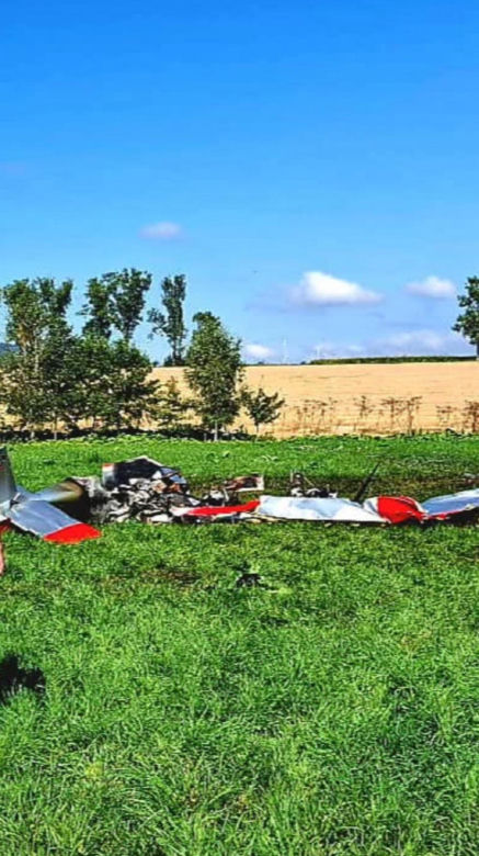 Katastrofa samolotu pod Żywcem. Nie żyją dwie osoby