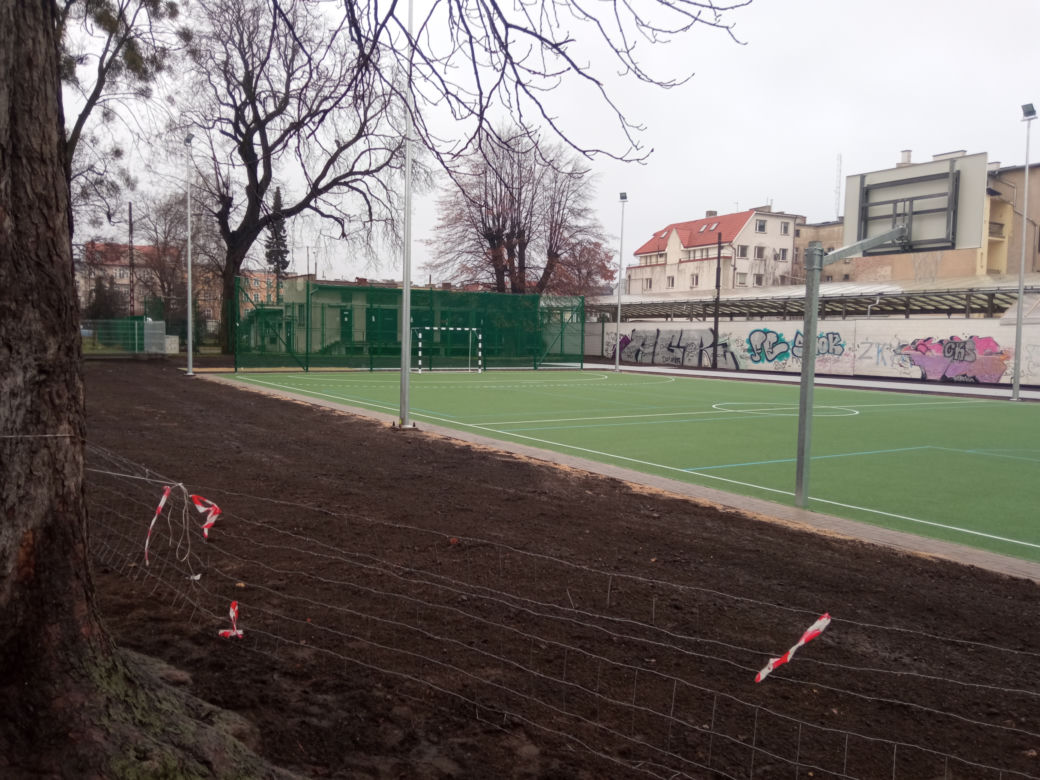 Postępy prac na boisku przy SP nr 17 w Grudziądzu
