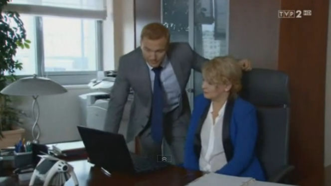 ''M jak miłość'' 1035 Andrzej (Krystian Wieczorek) Marta (Dominika Ostałowska)