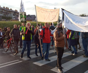Wielki protest w Skawinie