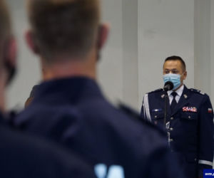 Nowi policjanci na Warmii i Mazurach. Ślubowanie złożyło 64 funkcjonariuszy [ZDJĘCIA]
