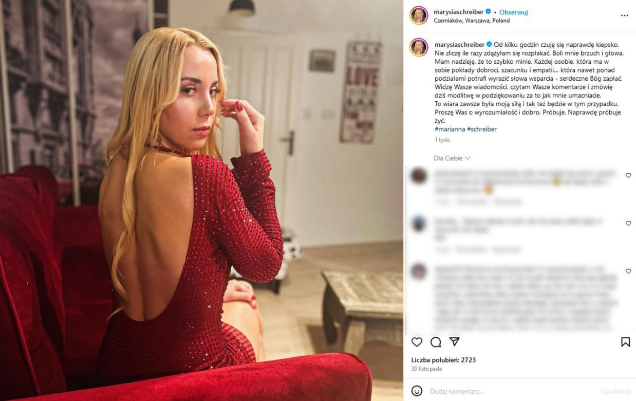 Marianna Schreiber pokazała, co konkretnie poprawiła w twarzy: "Przypiłowane kości"
