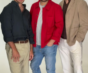 Barwy szczęścia nowy sezon sesja. Marcin Kodur (Oskar Stoczyński), Bruno (Lesław Żurek), Damian (Michał Lesień-Głowacki)