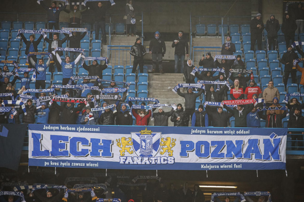  Tak bawili się kibice na meczu Lech Poznań - Piast Gliwice