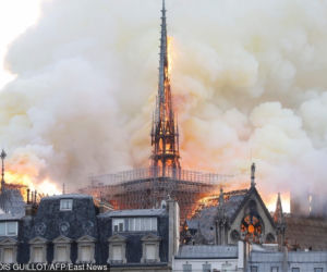 Płonie Katedra Notre-Dame w Paryżu