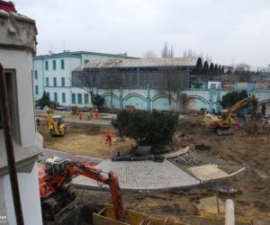 Dworzec Główny we Wrocławiu w budowie 