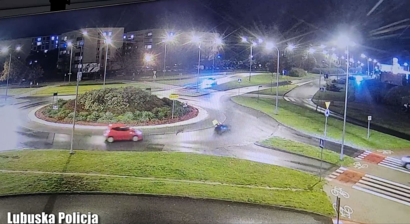 Makabryczny wypadek w Zielonej Górze! Auto nie wyhamowało przed leżącym na drodze rowerzystą [ZDJĘCIA]