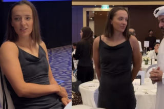 Iga Świątek na Players Party