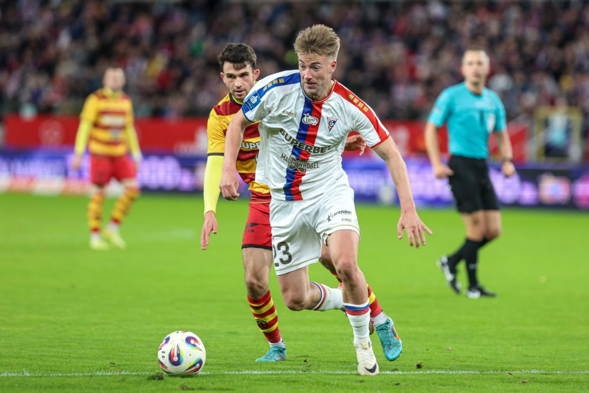 Górnik Zabrze - Jagiellonia Białystok, zdjęcia kibiców i zawodników z meczu 13. kolejki PKO BP Ekstraklasy