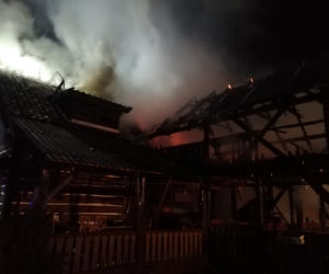 Pożar gospodarstwa agroturystycznego w Bukwałdzie. Straciliśmy wszystko