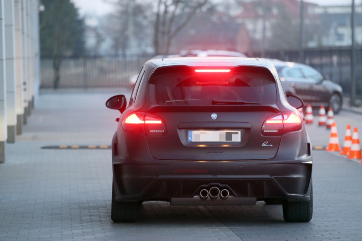Porsche Cayenne Turbo S Wojtka Szczęsnego