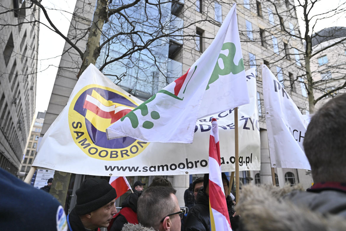Protest rolników w Warszawie (3.01.2025)