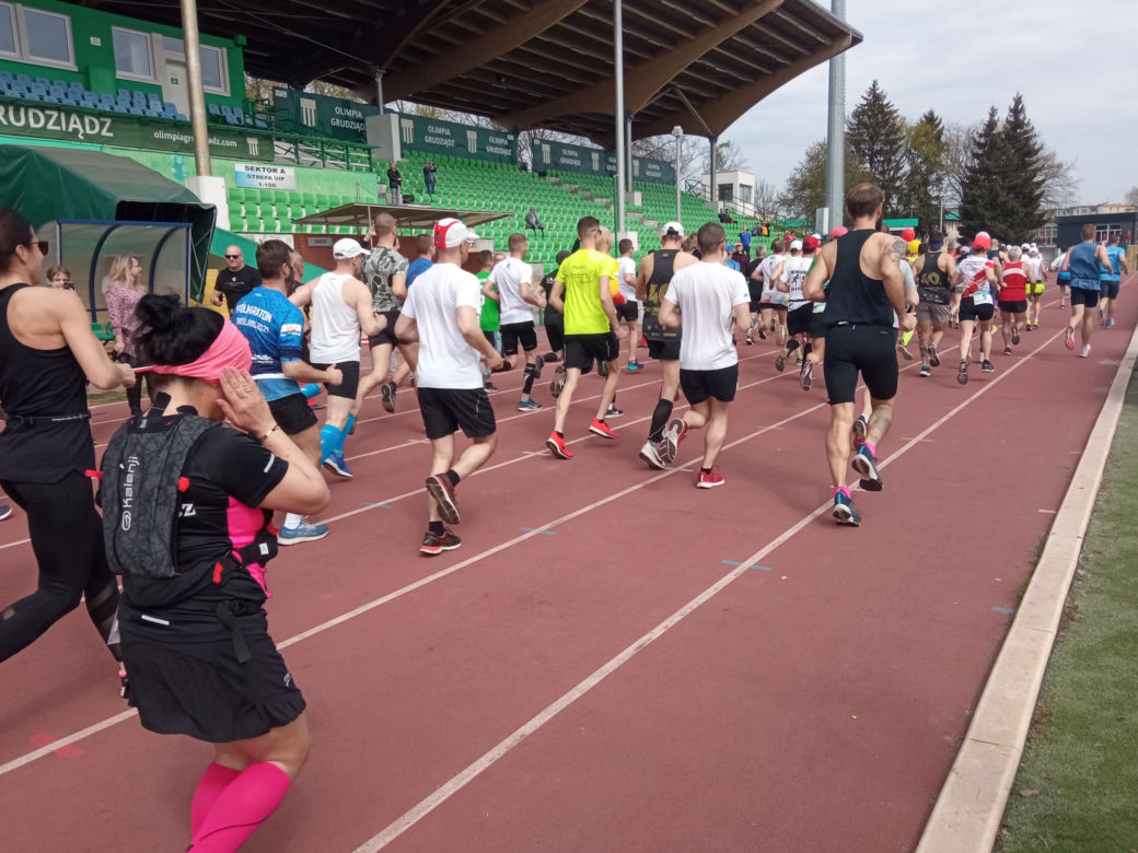Półmaraton śladami Bronka Malinowskiego Grudziądz - Rulewo