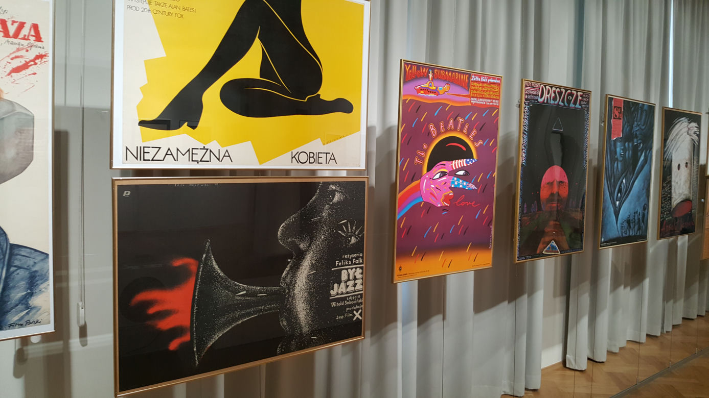 Wystawa artystycznych plakatów filmowych w muzeum