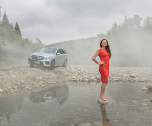 Mercedes-Benz GLE i Justyna Kowalczyk