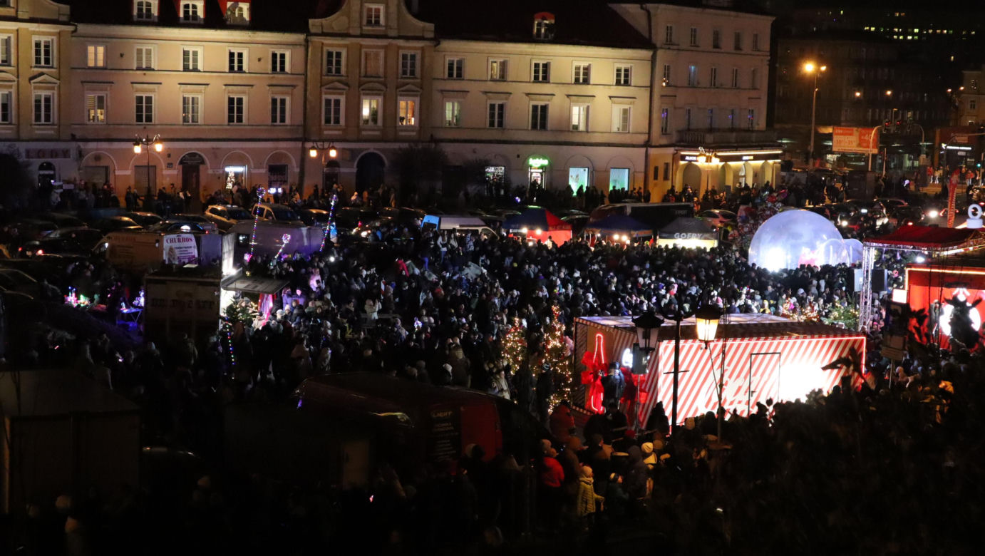 Ciężarówka Coca-Coli w Lublinie! Miasto jeszcze nigdy nie wyglądało tak magicznie! [ZDJĘCIA]
