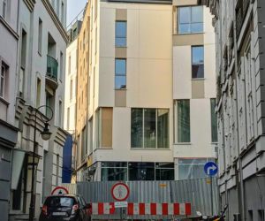 Budowa hotelu na Podzamczu - listopad 2020