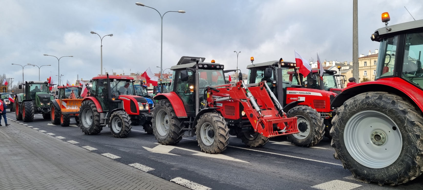 Protest rolników w Lublinie [GALERIA]