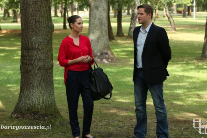 Barwy szczęścia odc. 1387. Marlena (Magdalena Grąziowska), Marcel (Kamil Maćkowiak)