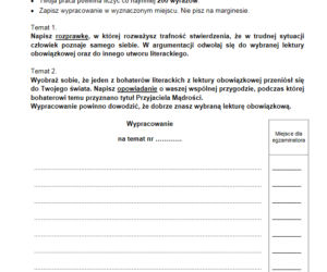 egzamin ósmoklasisty 2021