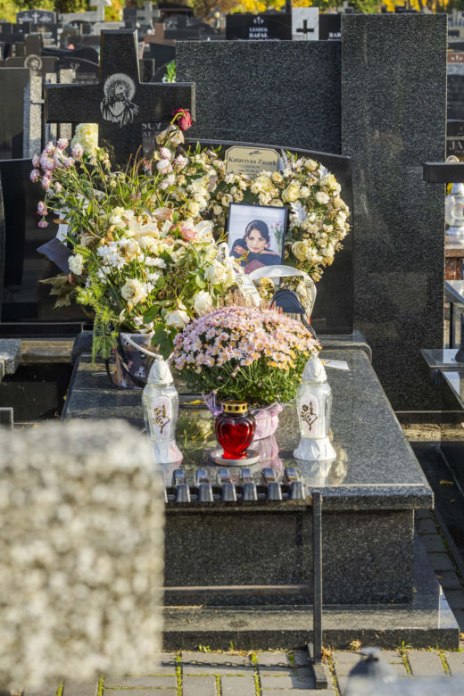 Grób Katarzyny Zaczek na cmentarz w Ursusie