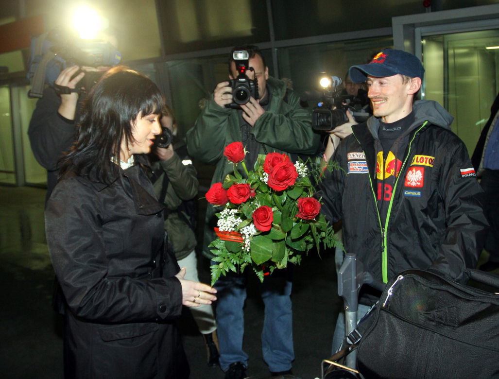 Adam Małysz i Izabela Małysz