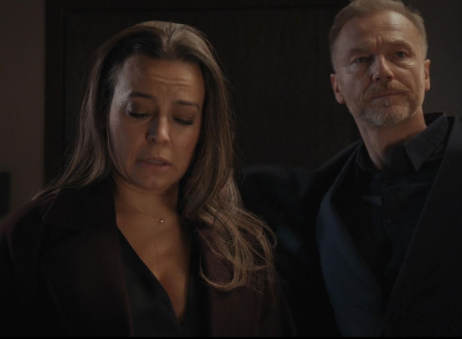 M jak miłość, odcinek 1928. Magda (Anna Mucha), Andrzej (Krystian Wieczorek)