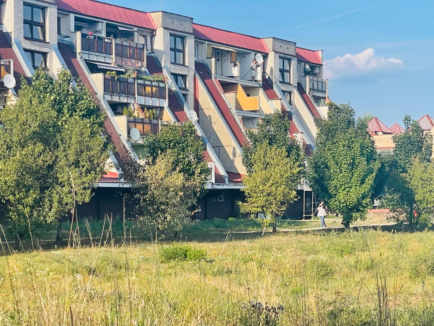 Bloki "tarasowce", osiedle Zamkowe, Będzin