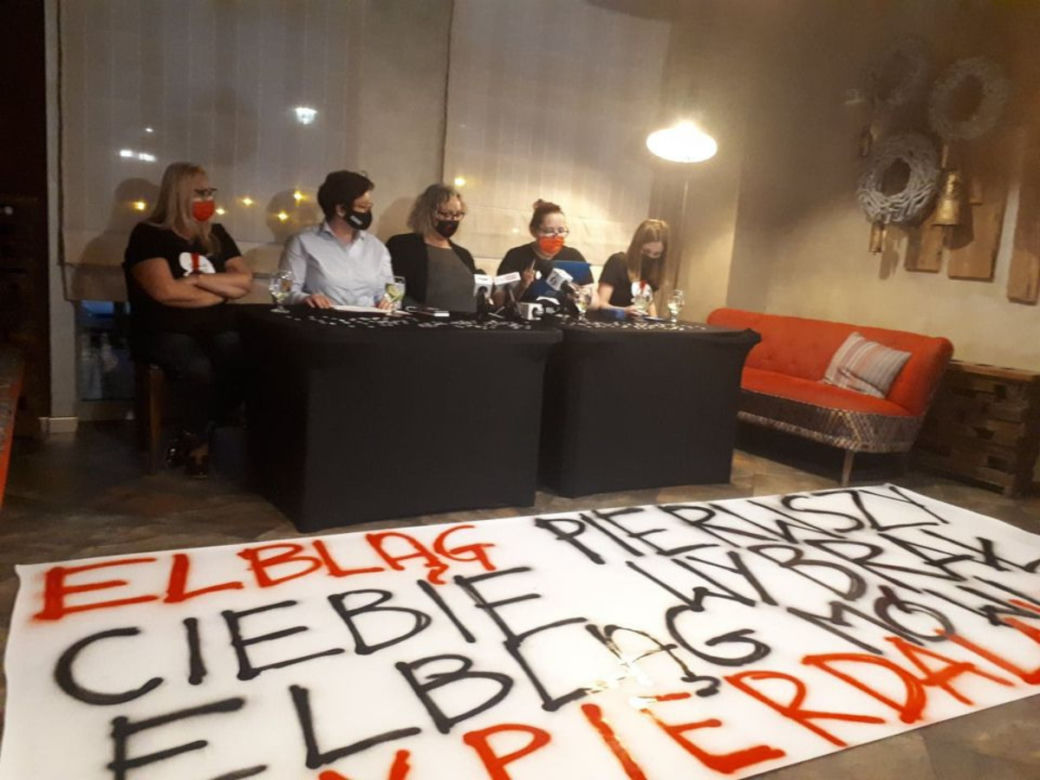 Marta Lempart na Warmii i Mazurach