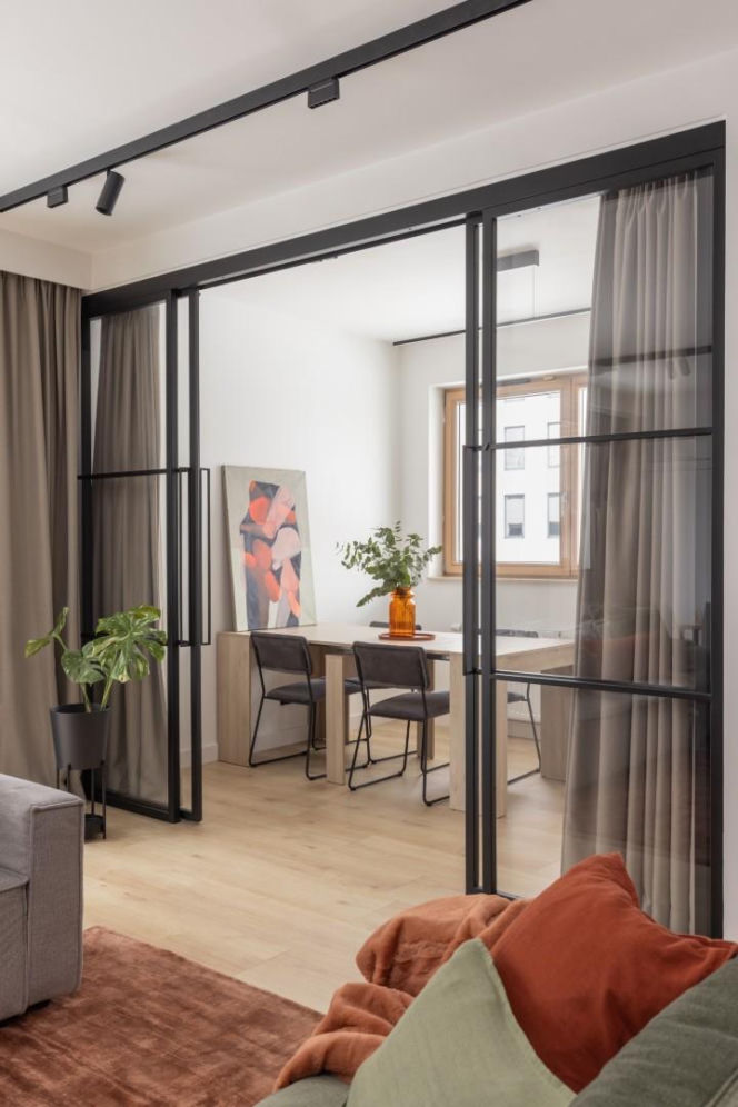 Mieszkanie projektu WOZ. design na Kolejowej, Warszawa
