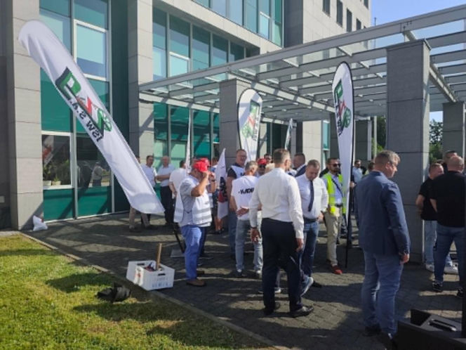 Protest związkowców JSW - czerwiec 2026