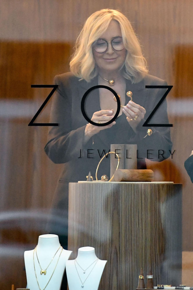 Agata Młynarska na zakupach u jubilera