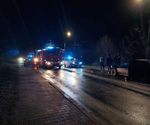 Wypadek Iłżecka 19.12.21 Starachowice