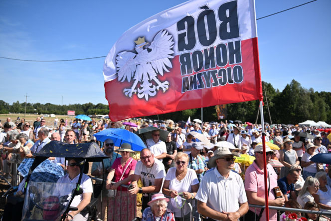 Poświęcenie pomnika Matki Boskiej w Konotopiu
