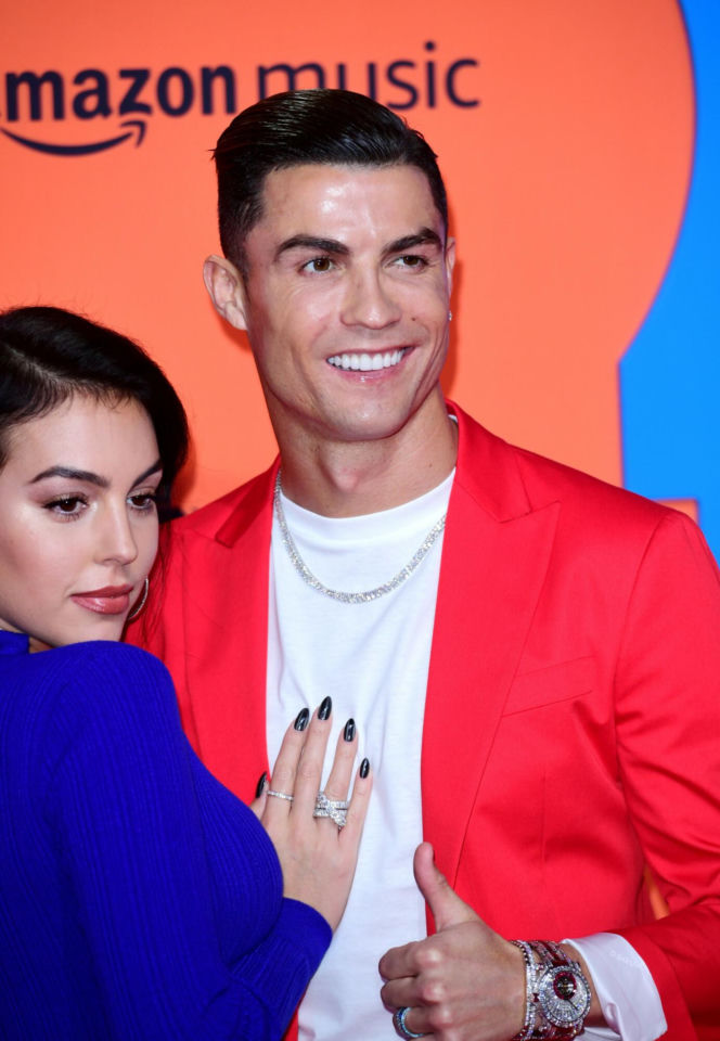 Cristiano Ronaldo na MTV EMA 2019