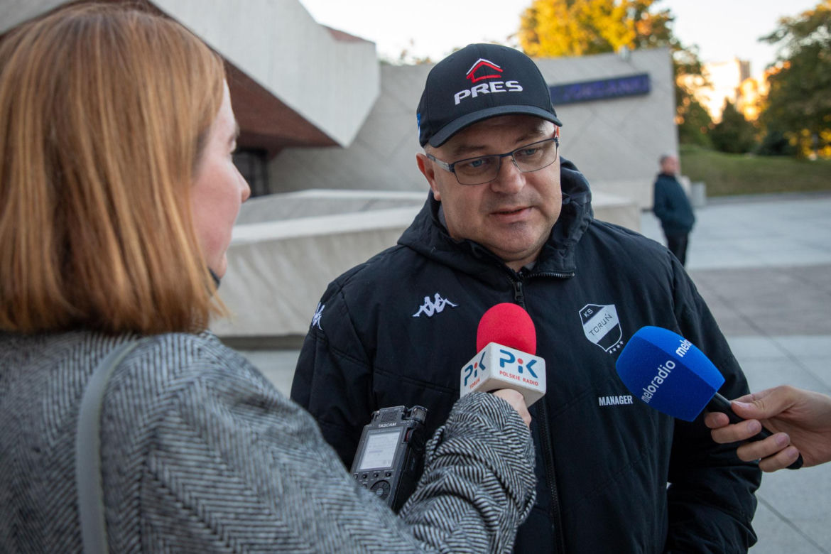 Mistrzowska feta Apatora na Rynku Staromiejskim w Toruniu