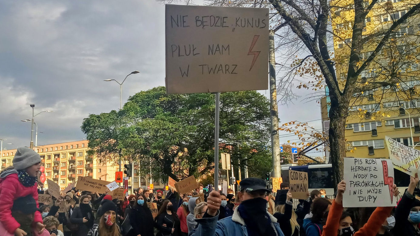 Protest kobiet w Szczecinie - 28.10.2020
