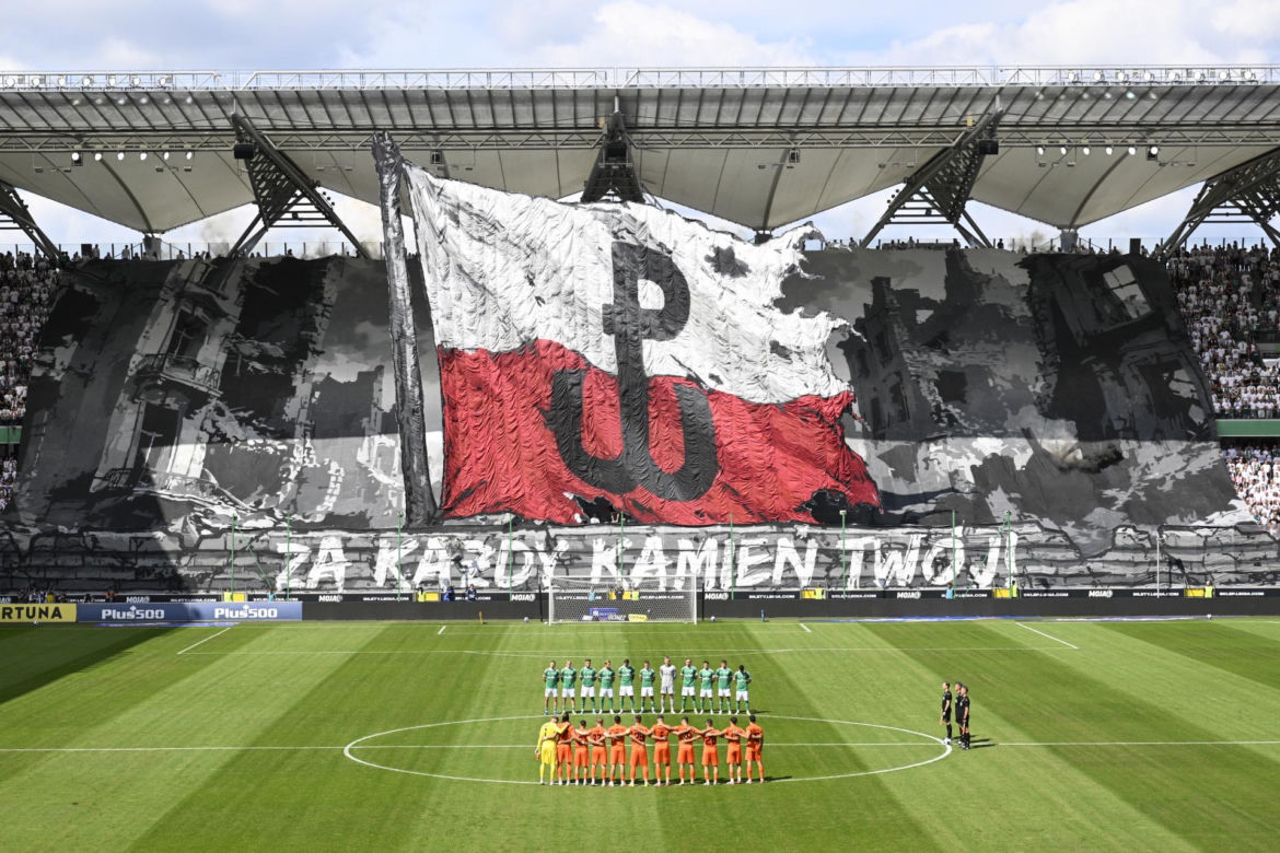 Legia Warszawa - Zagłębie Lubin: Zdjęcia kibiców