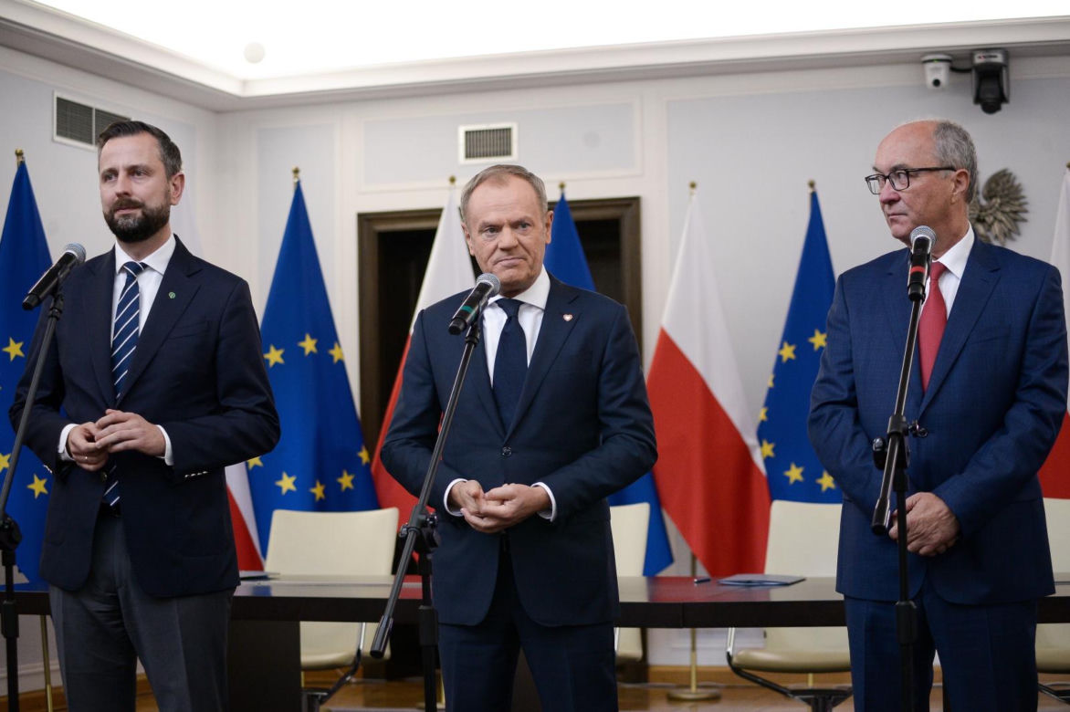 Liderzy KO, Trzeciej Drogi i Nowej Lewicy podpisali umowę koalicyjną
